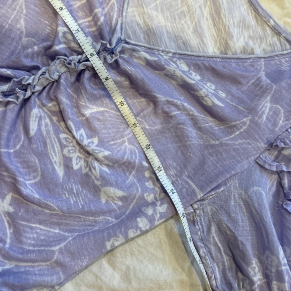 Anthropologie ruffled puff sleeve crop top, XS - Picture 10 of 12